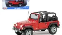 Jeep Wrangler Rubicon Red 1/18 Diecast Model Car by Maisto - Perfect Collectible for Enthusiasts