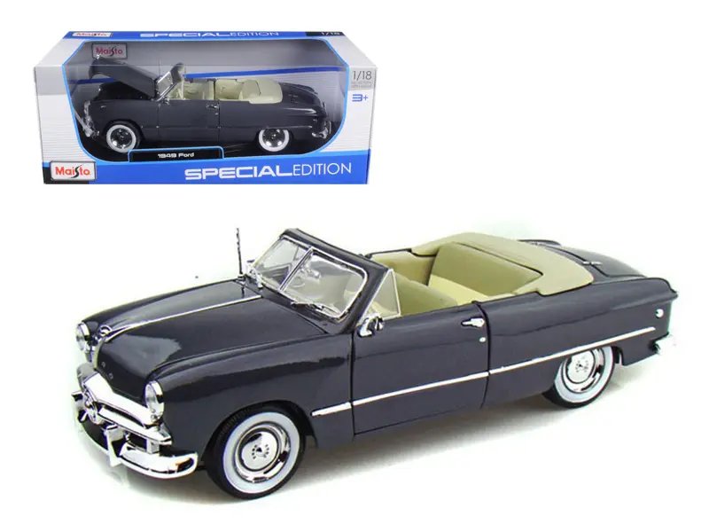 Diecast Model Cars wholesale toys dropshipper drop shipping 1949 Ford Convertible Gray 1/18 Maisto 31682 drop shipping wholesale drop ship drop shipper dropship dropshipping toys dropshipper diecast drop shipper dropshippers. 1949 Ford Convertible Gray 1/18 Diecast Model Car by Maisto - Classic Collectible