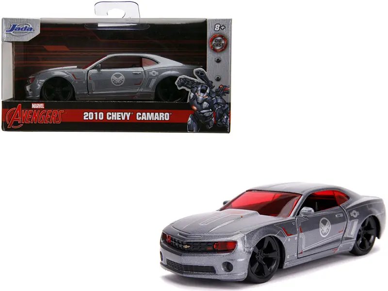 2010 Chevrolet Camaro Silver ‘War Machine’ Avengers Marvel 1/32 Diecast Model by Jada