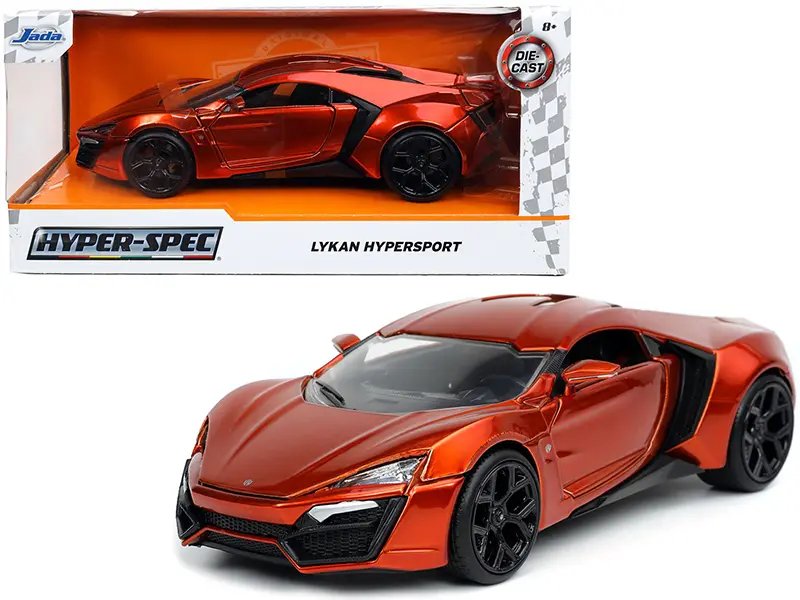 Lykan Hypersport Copper 1/24 Diecast Model by Jada: Ultimate Hyper-Spec Collectible