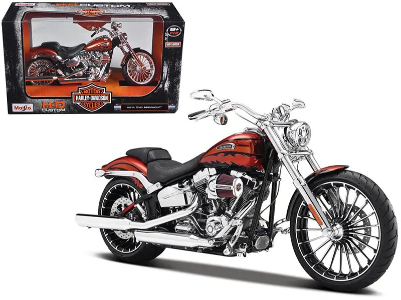 Diecast Model Cars wholesale toys dropshipper drop shipping 2014 Harley Davidson CVO Breakout Motorcycle Model 1/12 Maisto 32327 drop shipping wholesale drop ship drop shipper dropship dropshipping toys dropshipper diecast drop shipper dropshippers 2014 Harley Davidson CVO Breakout Orange 1/12 Diecast Model by Maisto - Collector's Edition
