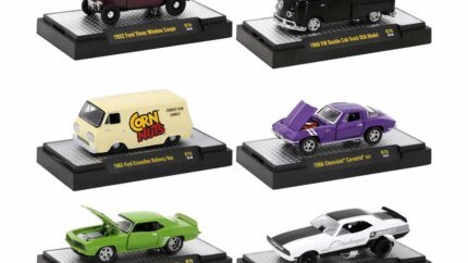 Limited Edition Auto-Thentics 6-Piece 1/64 Diecast Model Cars Set by M2 Machines