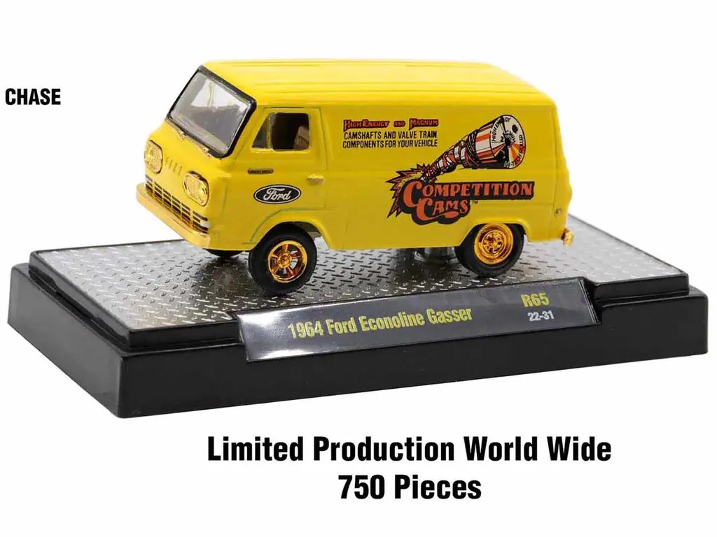 Limited Edition Detroit Muscle 1/64 Diecast Model Cars Set of 6 in Display Cases by M2 Machines