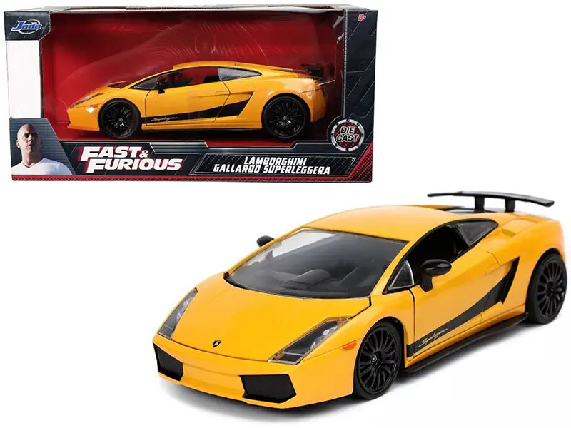 Experience Speed: Lamborghini Gallardo Superleggera in Striking Yellow with Black Stripes