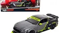 2015 Ford Mustang GT 5.0 Diecast Model Car 1/18 Gray Metallic by Maisto – Modern Muscle Series
