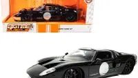 2005 Ford GT Black and Silver "Bigtime Muscle" Series 1/24 Diecast Model Car by Jada