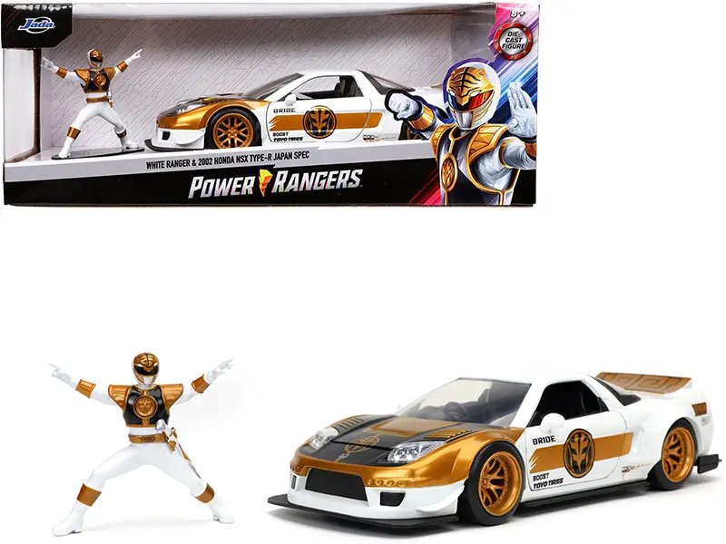 Diecast Model Cars wholesale toys dropshipper drop shipping 2002 Honda NSX Type-R Japan Spec RHD Right Hand Drive White Ranger Diecast Figurine Power Rangers 1/24 Jada 32795 drop shipping wholesale drop ship drop shipper dropship dropshipping toys dr 2002 Honda NSX Type-R RHD & White Ranger Diecast 1/24 Model by Jada - Collectible Power Rangers Car