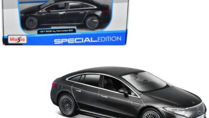 Mercedes-Benz EQS Gray Metallic "Special Edition" Series 1/27 Diecast Model Car by Maisto
