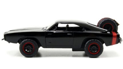 Fast & Furious Dom's Dodge Charger R/T & 1968 Widebody Set - Black & Bronze Edition