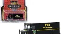 2019 FBI Step Van Diecast Model - Black 1/64 Scale by Greenlight H.D. Trucks Series 19