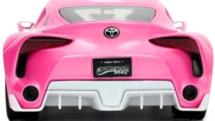 Toyota FT-1 Concept Pink Metallic & Pink Ranger Diecast Model - Power Rangers Hollywood Rides 1/24 by Jada
