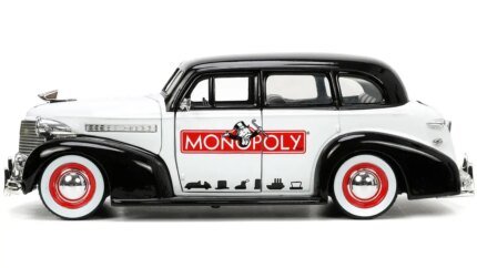 1939 Chevrolet Master Deluxe Monopoly Edition 1/24 Diecast Model by Jada - Hollywood Rides Series