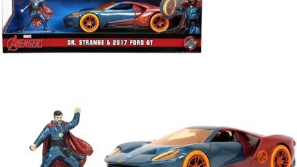 2017 Ford GT & Doctor Strange Diecast Model - Marvel Avengers Hollywood Rides 1/32 by Jada