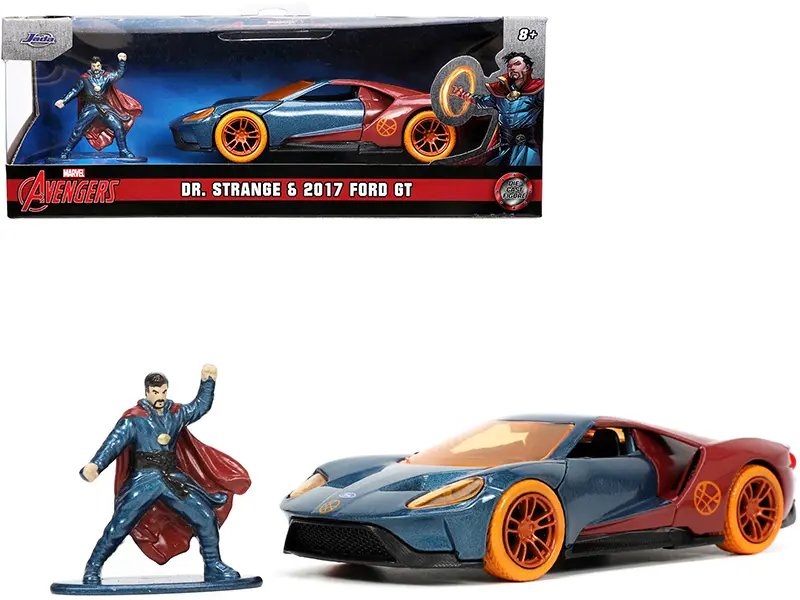 2017 Ford GT & Doctor Strange Diecast Model – Marvel Avengers Hollywood Rides 1/32 by Jada