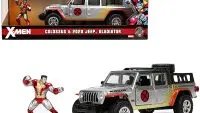2020 Jeep Gladiator Silver & Colossus X-Men Diecast Model - Jada Hollywood Rides 1/32