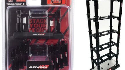 Stackable Diecast Auto-Lifts for 1/64 Scale Model Cars – ADVAN Yokohama by M2 Machines