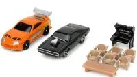 Fast & Furious Toretto House Diorama with Dodge Charger & Toyota Supra Nano Scene by Jada