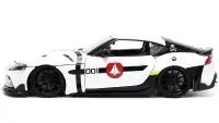 2020 Toyota Supra White & Roy Focker Robotech Diecast Model Car 1/24 by Jada – Hollywood Rides Series