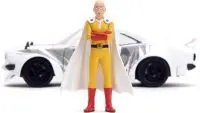 1974 Mazda RX-3 Diecast Model with Saitama Figure - One Punch Man Collectible by Jada