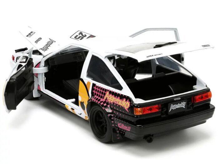 1/24 Jada Toyota Trueno (AE86) 1986 + Figurine Aggretsuko 33725 Neuf FR 801310337257
