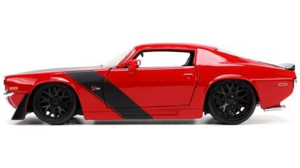 1971 Chevrolet Camaro Z/28 Diecast Model Car - Red with Matt Black Stripes by Jada 1/24