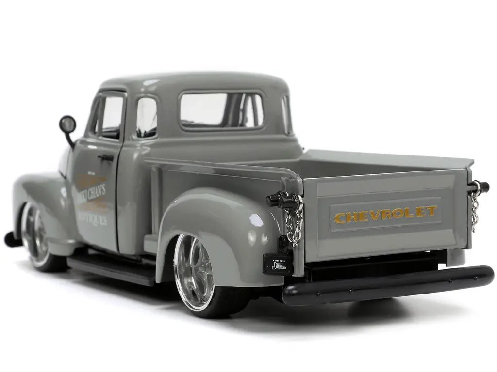 1953 Chevrolet Pickup Truck Gray Diecast Model 1/24 by Jada – Just Trucks Series with Extra Wheels