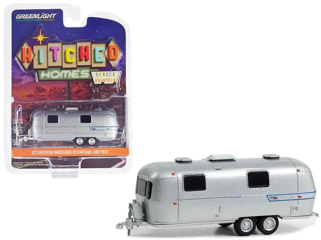 1973 Airstream Ambassador 1/64 Diecast Model – Greenlight Hitched Homes Series 14