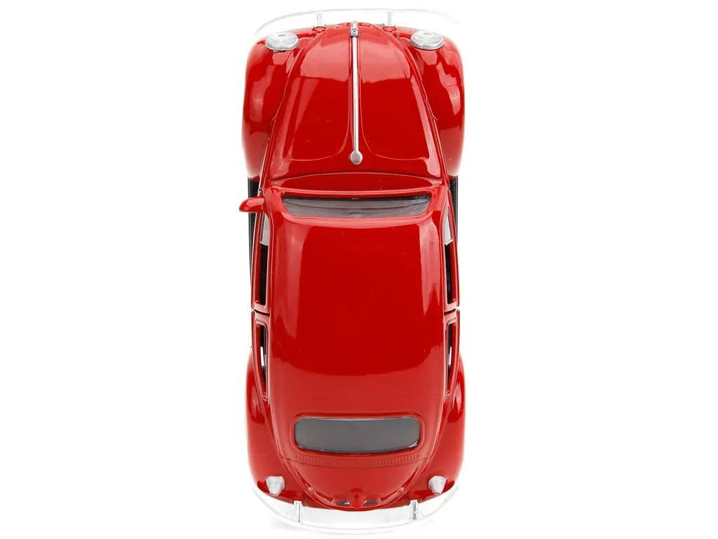 1959 Volkswagen Beetle Diecast Model – Red & White ‘Punch Buggy’ with Boxing Gloves by Jada 1/32
