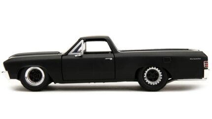 1967 Chevrolet El Camino Matt Black: Fast, Classic Muscle Car for Sale
