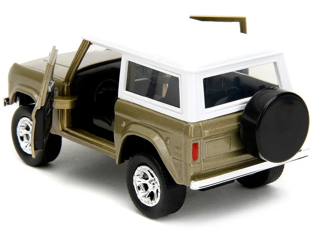 1973 Ford Bronco Gold Metallic with Groot Diecast - Marvel Guardians of the Galaxy 1/32 Model by Jada 4 1973 Ford Bronco Gold Metallic with Groot Diecast - Marvel Guardians of the Galaxy 1/32 Model by Jada - Image 4