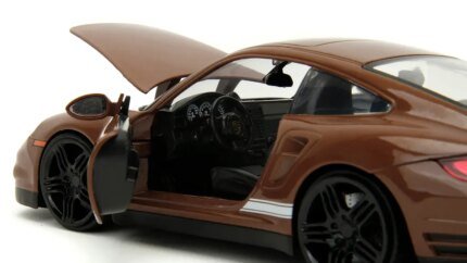 Experience Luxury: Porsche 911 Turbo in Stunning Brown and Brown M