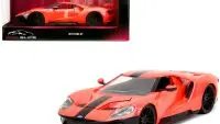 2017 Ford GT Light Red Metallic Diecast Model Car 1/24 by Jada - Pink Slips Series