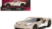 2017 Ford GT Gold Metallic Diecast Model Car 1/32 by Jada - Limited 'Pink Slips' Series
