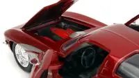 1963 Chevrolet Corvette Stingray Diecast Model - Red Metallic Bigtime Muscle 1/24 by Jada