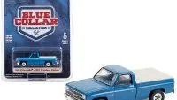 1981 Chevrolet C20 Custom Deluxe Pickup Truck Diecast 1/64 Model - Blue Collar Collection Series 8 by Greenlight