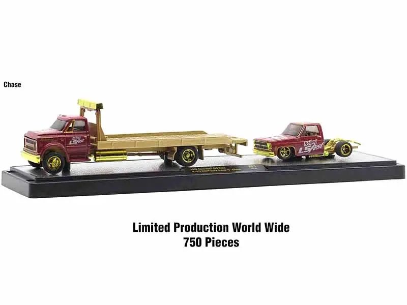 Limited Edition M2 Machines Auto Haulers Set of 3 Trucks 1/64 Diecast – Release 51 (8400 Worldwide)