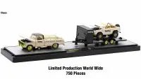 Limited Edition Auto Haulers Set of 3 Trucks - 1/64 Diecast Model Cars by M2 Machines (8400 Worldwide)