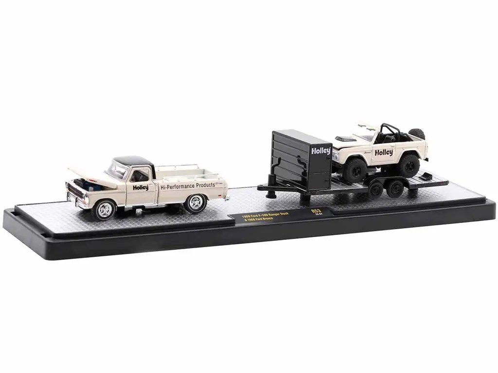 Limited Edition Auto Haulers Set of 3 Trucks - 1/64 Diecast Model Cars by M2 Machines (8400 Worldwide) 2 Limited Edition Auto Haulers Set of 3 Trucks - 1/64 Diecast Model Cars by M2 Machines (8400 Worldwide) - Image 2