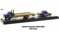 Limited Edition M2 Machines Auto Haulers Set: 3 Diecast Trucks 1/64 - Only 8400 Worldwide