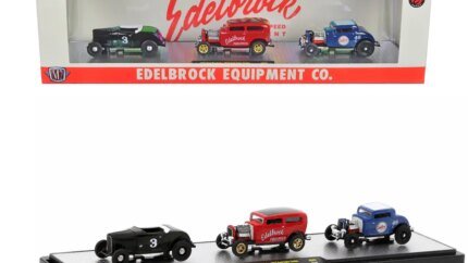 Limited Edition Edelbrock 1/64 Diecast Models Set by M2 Machines - Only 2750 Worldwide