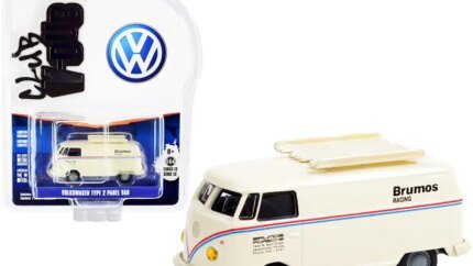 Volkswagen Type 2 Panel Van 'Brumos Racing' 1/64 Diecast Model - Club Vee V-Dub Series 13 by Greenlight