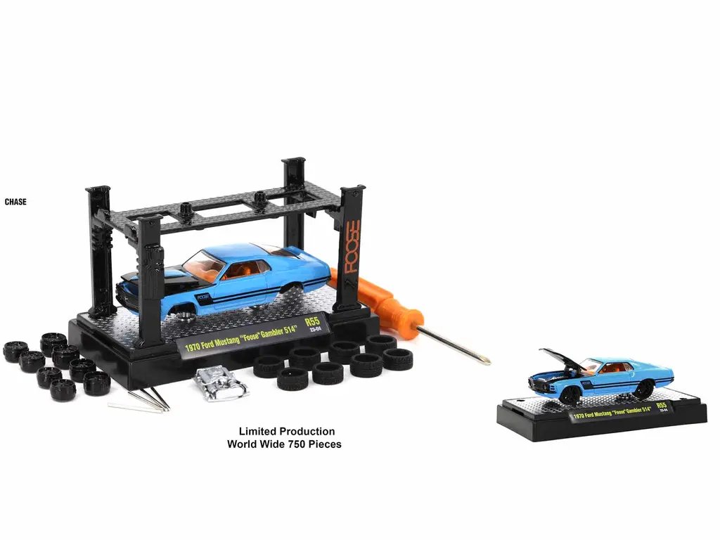 Limited Edition 1/64 Diecast Model Kit: 3-Piece Car Set by M2 Machines – Only 9750 Worldwide!