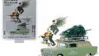 1955 Chevrolet Sedan Delivery Diecast Model - Bob's Tree Farm Christmas Edition by Greenlight