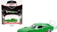 1969 Dodge Charger Daytona Spring Green Metallic 1/64 Diecast Model - Barrett Jackson Series 8 by Greenlight