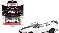2021 Ford Mustang Mach 1 Fighter Jet Gray Diecast Model 1/64 - Barrett Jackson Scottsdale Edition