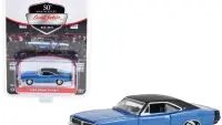 1969 Dodge Charger Blue Metallic Diecast Model - Barrett Jackson Scottsdale Edition 1/64 by Greenlight