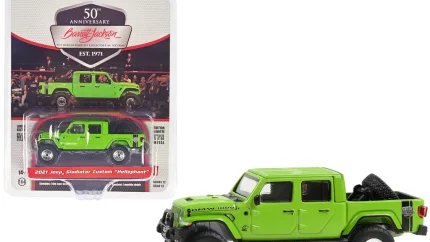 2021 Jeep Gladiator Hellephant Gekko Green Diecast Model - Barrett Jackson Scottsdale Edition 1/64 by Greenlight