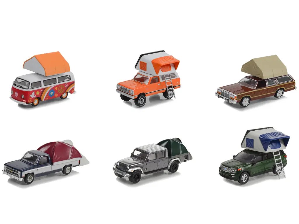 Collectible 1/64 Diecast Model Cars Series 2 – The Great Outdoors Set of 6 by Greenlight