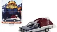 1982 Chevrolet C-10 Silverado Diecast Model with Truck Bed Tent - Greenlight Series 2