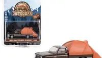 1986 GMC Sierra Classic 1500 Diecast Model with Truck Bed Tent - Greenlight 1/64